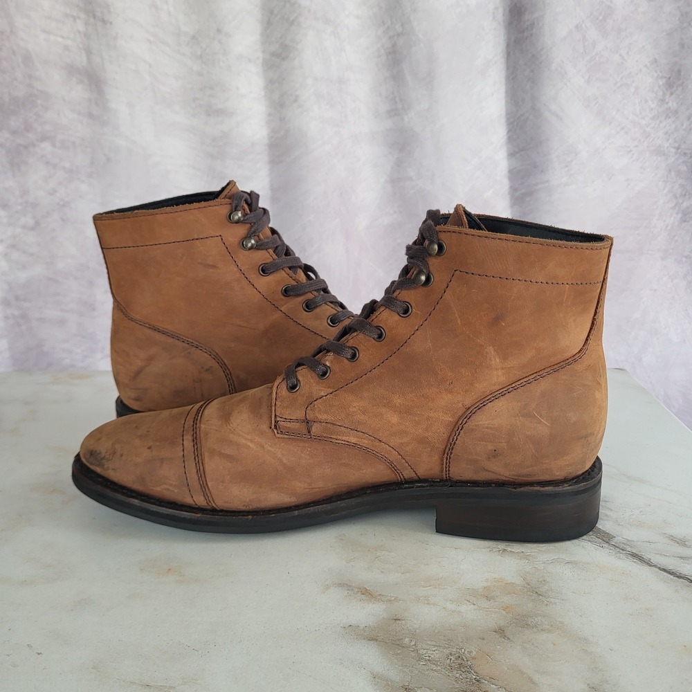 Thursday Captain Cap Toe Boots Size 11.5 Tan - Picture 7 of 15